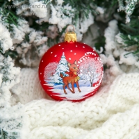 Шар "Оленёнок" 6,5 см    микс