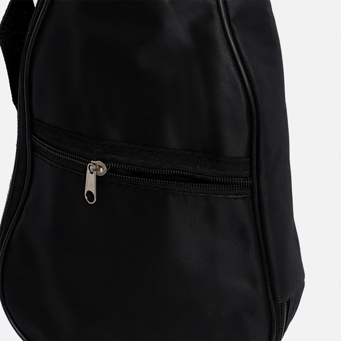 Чехол для укулеле сопрано, черный, 59 х 21 см, утепленный