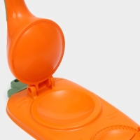 Форма для лепки вареников Доляна, 23×12×8 см, цвет оранжевый Форма для лепки вареников Доляна, 23×12×8 см, цвет оранжевый