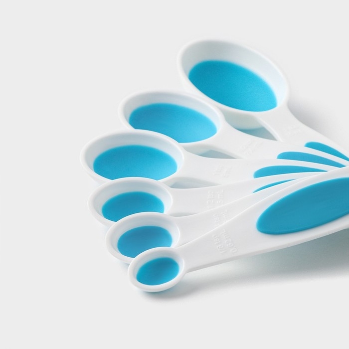 Набор мерных ложек Доляна «Тепло», 6 шт: 0,62/1,25/2,5/5/7,4/15 мл, цвет МИКС Набор мерных ложек Доляна «Тепло», 6 шт: 0,62/1,25/2,5/5/7,4/15 мл, цвет МИКС