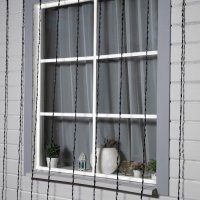 Гирлянда &laquo;Водопад&raquo; 2 &times; 3 м, IP44, УМС, тёмная нить, 800 LED, свечение белое, 8 режимов, 220 В