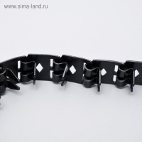 Ошейник строгий пластинчатый вороненый, 55 х 2,3см Ошейник строгий пластинчатый вороненый, 55 х 2,3см