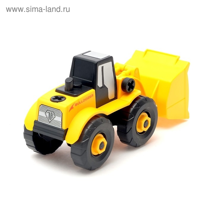 Конструктор отвёрточный &laquo;Строительный погрузчик&raquo;, 14 деталей