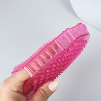 Массажёр антицеллюлитный &laquo;Варежка&raquo;, 15 &times; 11 &times; 2 см, с подвесом, цвет МИКС