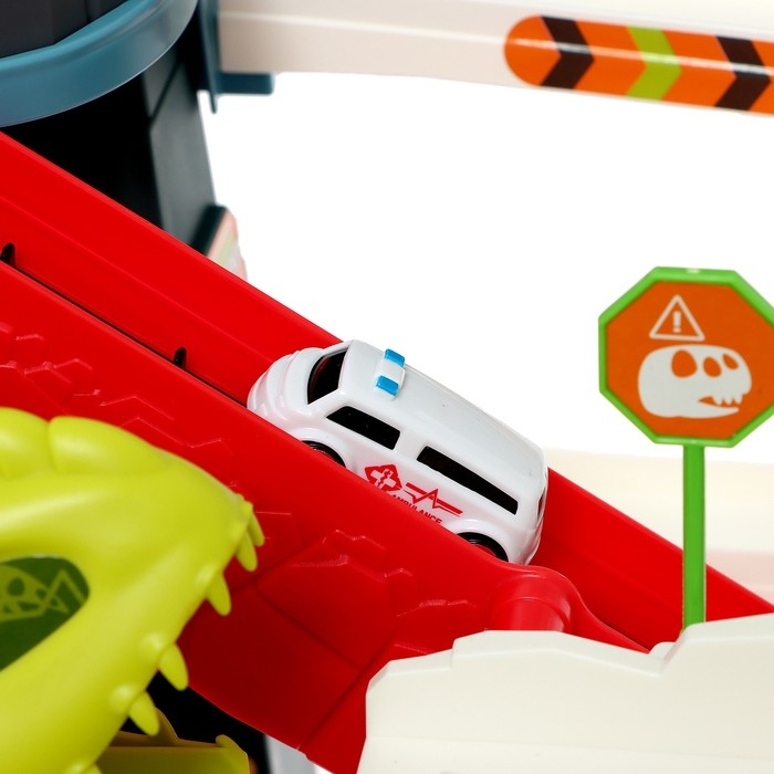 Автотрек &laquo;Динозавр&raquo;, звуковые эффекты, эффект дыма