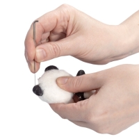 Игрушка брелок &laquo;Панда&raquo;, валяние шерстью