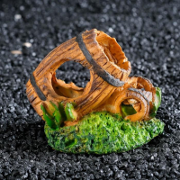 Грот "Дырявые бочонки", 9 х 8 х 8 см Грот "Дырявые бочонки", 9 х 8 х 8 см