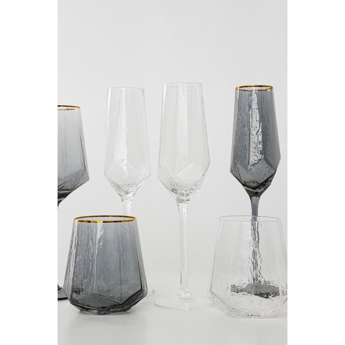 Бокал для шампанского стеклянный Magistro &laquo;Дарио&raquo;, 180 мл, 5&times;27,5 см, цвет прозрачный