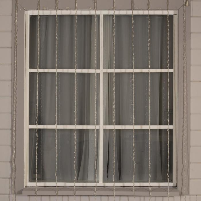 Гирлянда «Водопад» 2 × 3 м, IP44, УМС, прозрачная нить, 800 LED, свечение белое, 8 режимов, 220 В Гирлянда «Водопад» 2 × 3 м, IP44, УМС, прозрачная нить, 800 LED, свечение белое, 8 режимов, 220 В