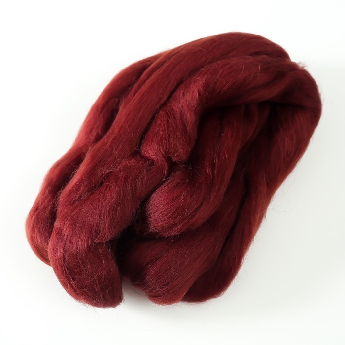 Шерсть для валяния 100% полутонкая шерсть 50 гр (063, шоколад) Шерсть для валяния 100% полутонкая шерсть 50 гр (063, шоколад)