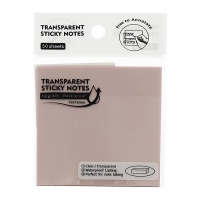 Блок с липким краем 76мм х 76мм 50л пластик прозрачный сиреневый перламутр Блок с липким краем 76мм х 76мм 50л пластик прозрачный сиреневый перламутр