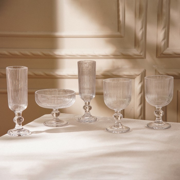 Креманка стеклянная SL Home «Модерн», 300 мл, 12×10 см, цвет прозрачный Креманка стеклянная SL Home «Модерн», 300 мл, 12×10 см, цвет прозрачный