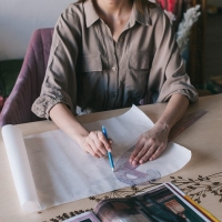 Лекало портновское метрическое &laquo;Бочок&raquo;, с проймой, 47 &times; 12,5 см, толщина 0,5 мм, цвет прозрачный