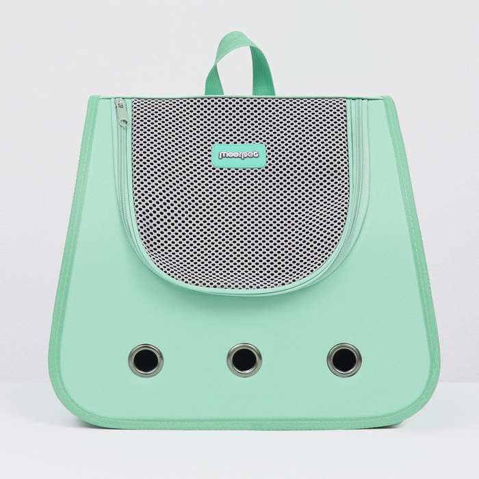 Рюкзак-переноска для кошек и собак, 35 х 30 х 26 см, голубой Рюкзак-переноска для кошек и собак, 35 х 30 х 26 см, голубой