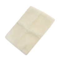 Накидка на переднее сиденье, натуральная шерсть, короткий ворс, белый Накидка на переднее сиденье, натуральная шерсть, короткий ворс, белый