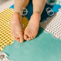 Модульный массажный коврик ОРТОДОН, набор &laquo;Чистюля&raquo;, антибактериальный