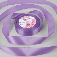 Лента атласная, 25 мм &times; 23 &plusmn; 1 м, цвет сиреневый №21
