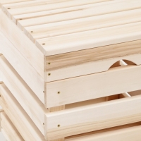 Ящик для белья из дерева "Табурет-2", 40×40×52см, "Добропаровъ" Ящик для белья из дерева "Табурет-2", 40×40×52см, "Добропаровъ"