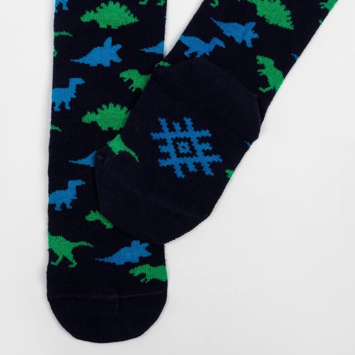 Колготки детские KAFTAN Колготки детские KAFTAN "Динозавры" 104-110 см, синий