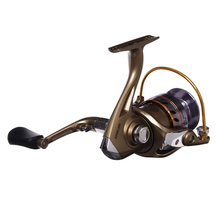 Катушка б/ин "Волжанка" Оптима 4000, 6+1 подшипник, 5.14:1