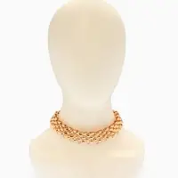 Колье-чокер "Кальчуга", цвет золото