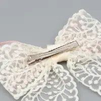 Бант для волос на заколке с вышивкой, Коты аристократы