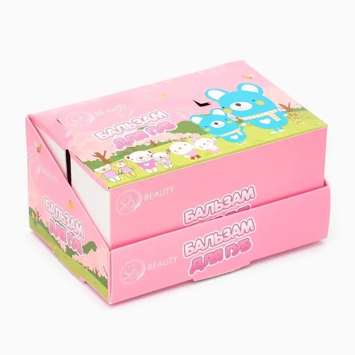 Бальзам для губ &laquo;Зверятки&raquo;, микс цветов и ароматов