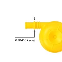 Распылитель-дождеватель, штуцер под шланг, пика, пластик, &laquo;Улитка&raquo;, Greengo
