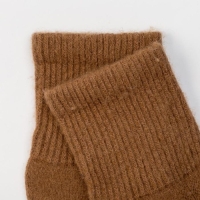 Носки женские из монгольской шерсти, цвет рыжий, размер 25 (37-39)