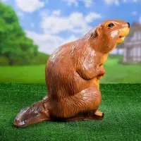 Садовая фигура из полистоуна &laquo;Бобер&raquo;, 43&times;38&times;24 см
