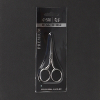 Ножницы маникюрные &laquo;Premium&raquo;, прямые, широкие, 9 см, на блистере, цвет серебристый