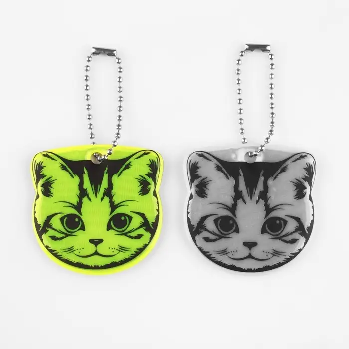 Светоотражающий элемент &laquo;Кисуля&raquo;, двусторонний, 4.7&times;4.8 см, МИКС