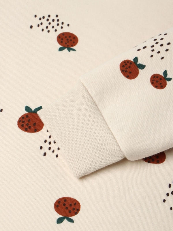 Толстовка Крошка Я Oranges р. 68-74, молочный Толстовка Крошка Я Oranges р. 68-74, молочный