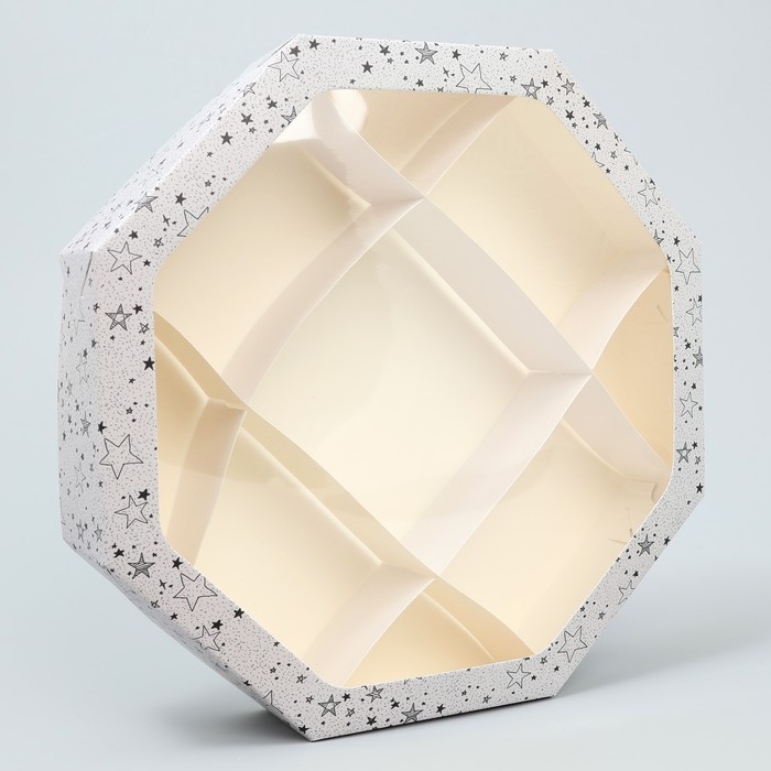 Коробка кондитерская складная, упаковка &laquo;Звезда&raquo;, 29 х 29 х 5 см