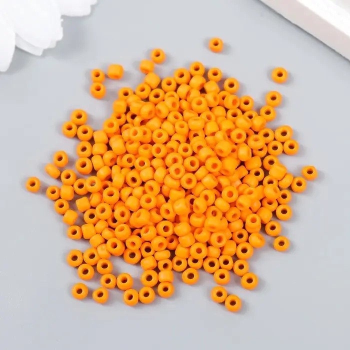 Бисер "Zlatka" 08/0, 3 мм, 10 г 0050M оранжевый