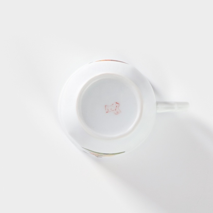 Кружка детская Добрушский завод &laquo;Пчёлы&raquo;, 250 мл, фарфор, белая, рисунок МИКС