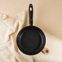 Сковорода алюминиевая с антипригарным покрытием SL Home, d=22, h=4,5 см, индукция, цвет чёрный