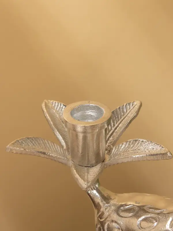 Подсвечник "Жираф" алюминий 22,5х11,5х23 см