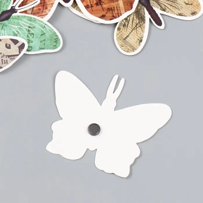 Набор магнитов на холодильник &laquo;Газета&raquo;, 12 шт., картон, h=4-10 см