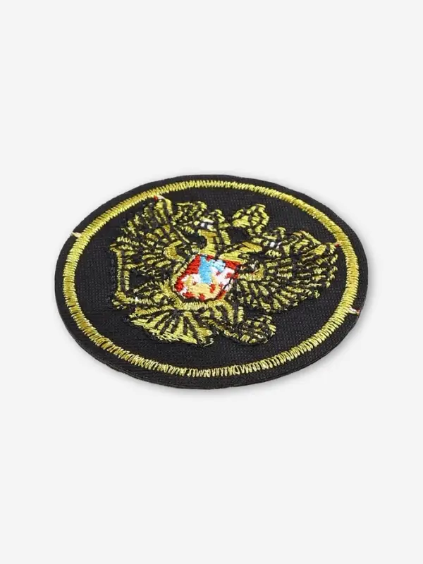 Термоаппликация &laquo;Герб&raquo;, 6&times;6 см, фасовка 10 шт., цвет золотой