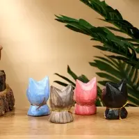 Набор сувенирный "Милые котята" дерево Албезия (4 штуки), 6 см