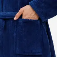 Халат флисовый Magic Mantle, темно-синий, размер M/L