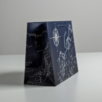 Пакет подарочный ламинированный горизонтальный, упаковка, &laquo;Путеводитель&raquo;, MS 23 х 18 х 10 см