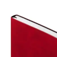 Ежедневник Nubuck Touch, недатированный, красный