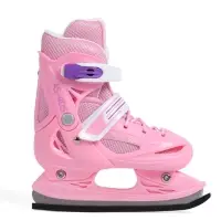Коньки детские раздвижные BlackAqua, р. 34-37, для фитнеса, розовые