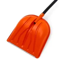 Лопата 410 х 460 мм, пластик, металлический черенок, оцинкованная планка Вьюга №5 Премиум