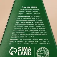 Соль для ванны URAL LAB &laquo;С Новым Годом&raquo;, 100 г, аромат имбирного печенья