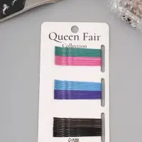 Невидимка для волос &laquo;Колор&raquo;, набор 30 шт., весна, 4.5 см, МИКС