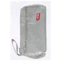 Пенал школьный &laquo;Классика&raquo;, 2 отделения, на молнии, серый