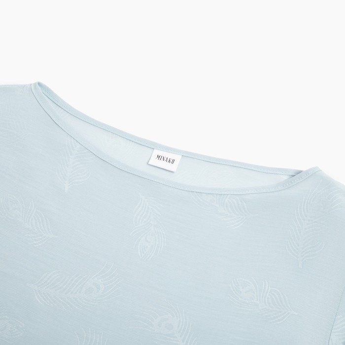 Туника женская MINAKU: Summer time цвет голубой, размер 42-44